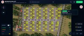 Rekixo AR3D interactive real estate project website with live plot details