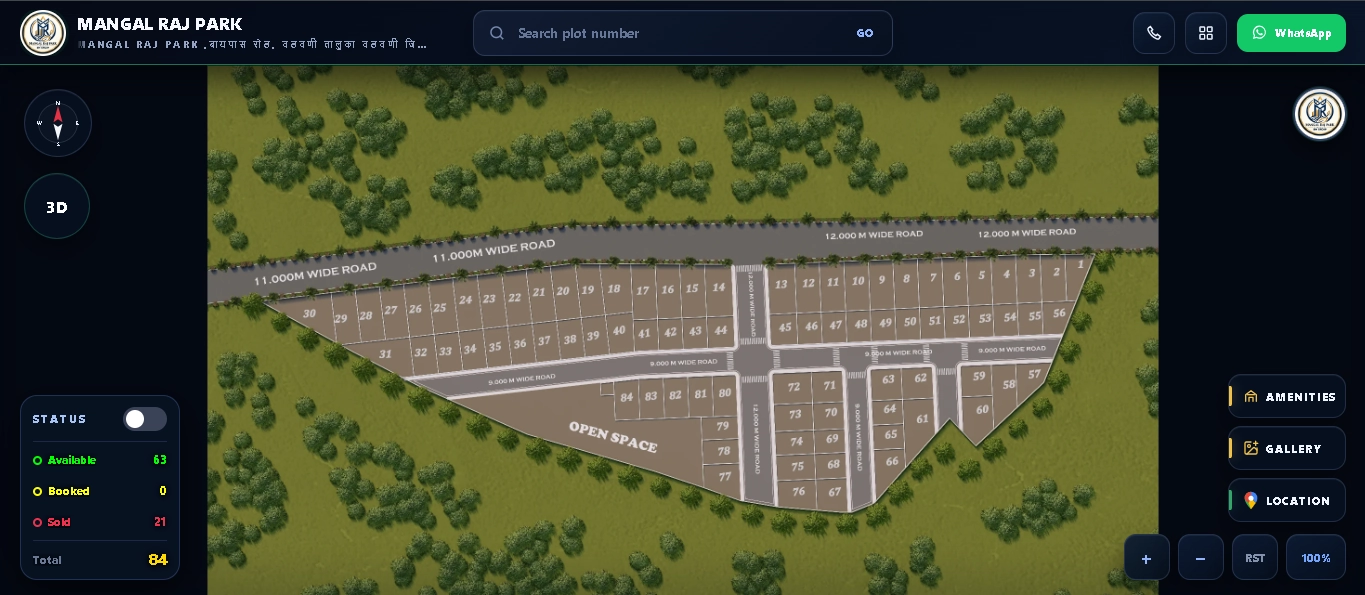 Mangal Raj Park customer project site on Rekixo AR3D